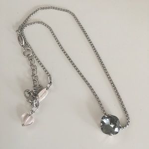 Authentic Sabika Vienna Necklace in Smokey Grey